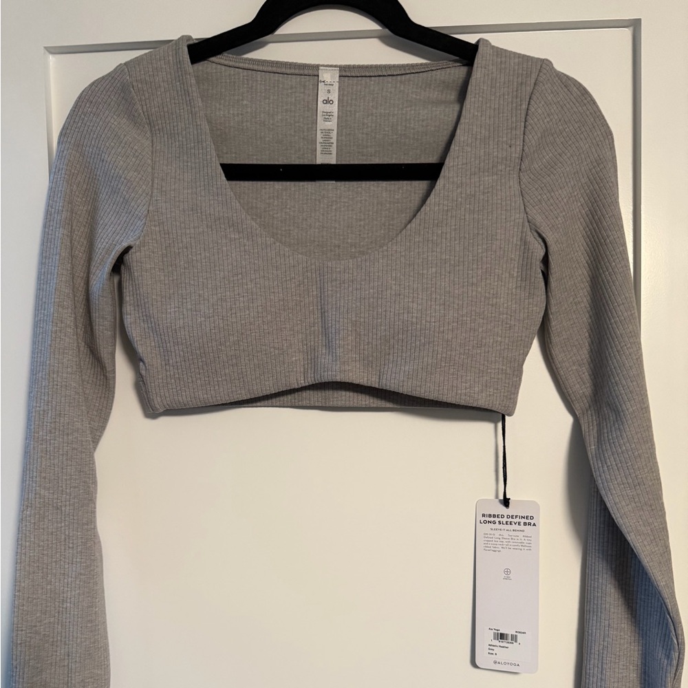 ALO Yoga - Ribbed Defined Long Sleeve Bra